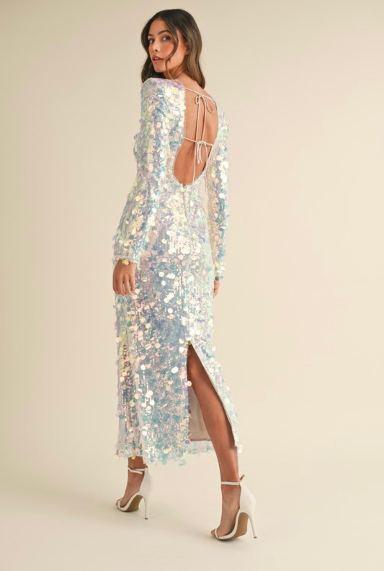Multi Sequin Mermaid Dress