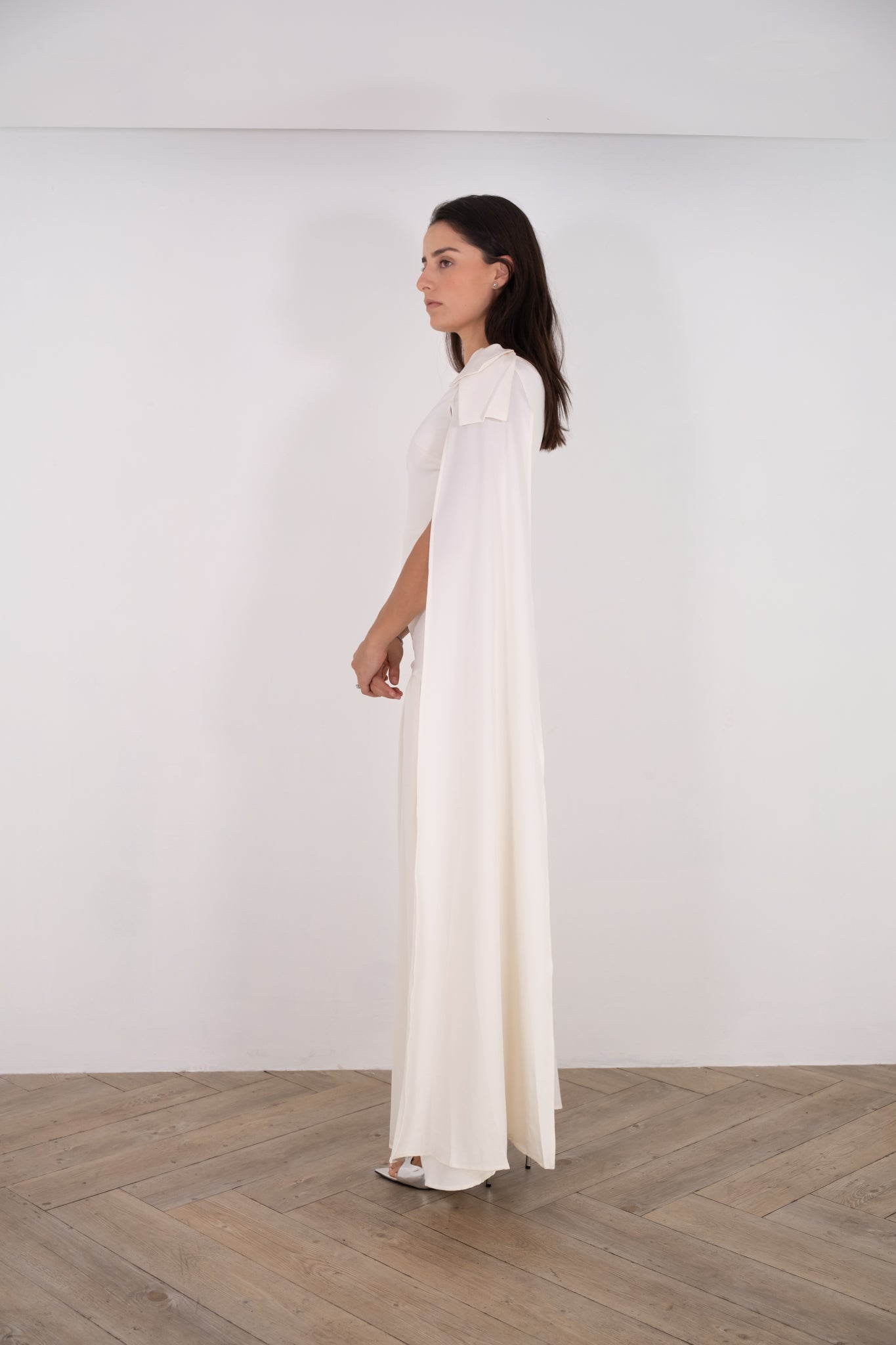 White Greek Maxi Dress