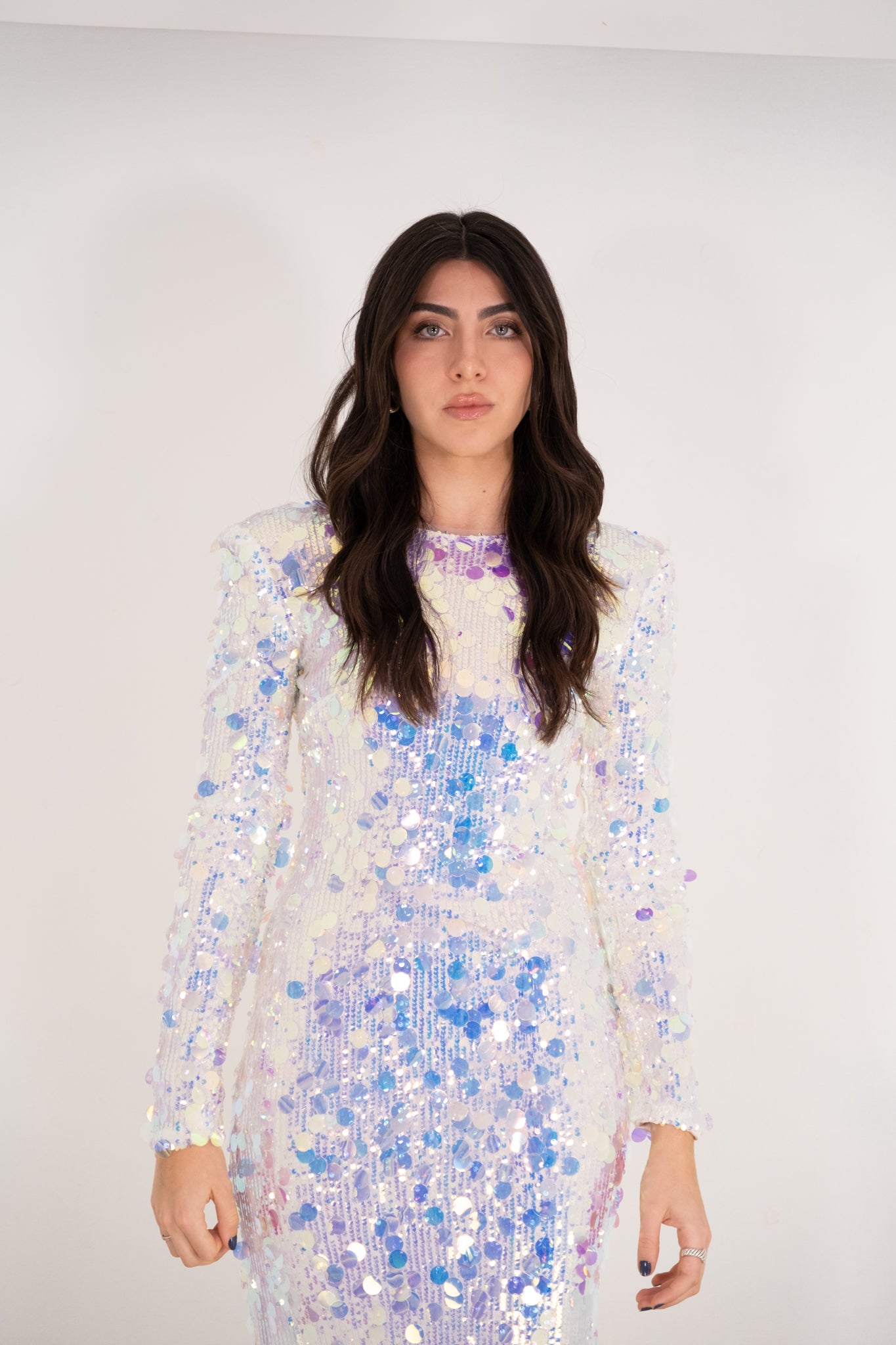 Multi Sequin Mermaid Dress