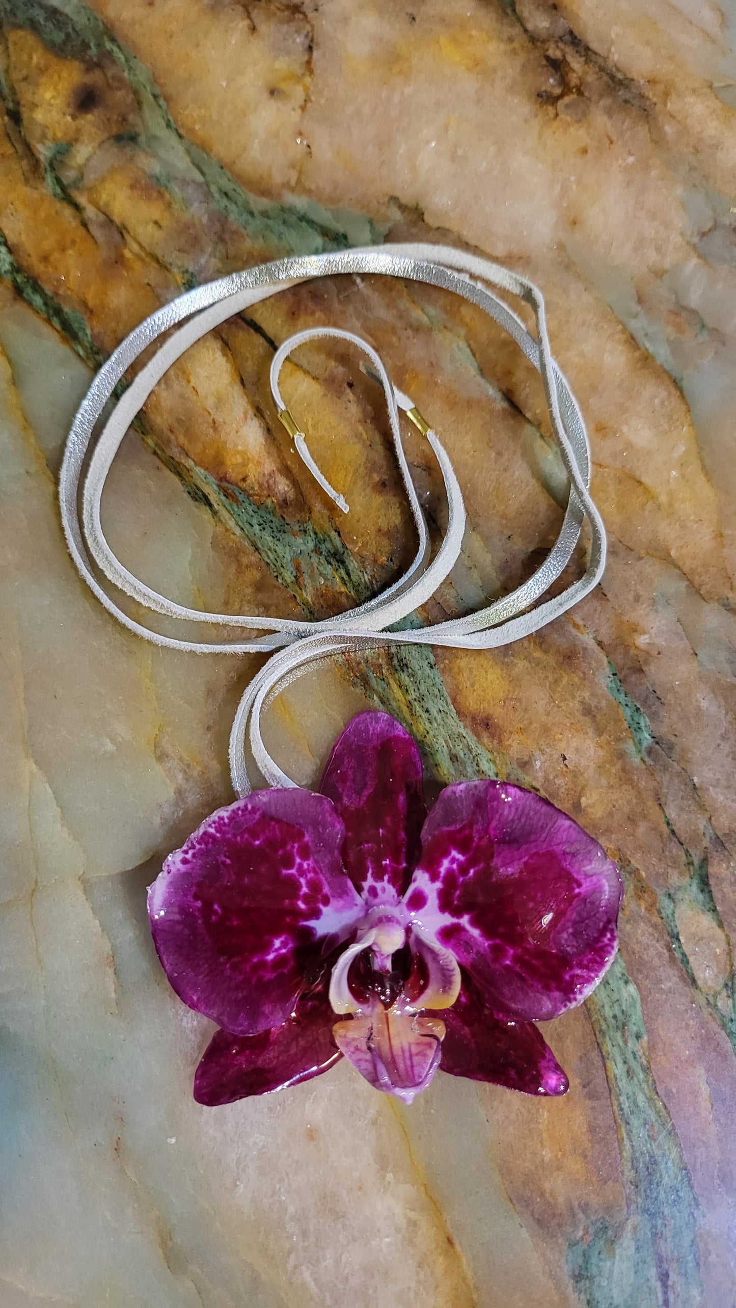 Choker Orquidea Morada