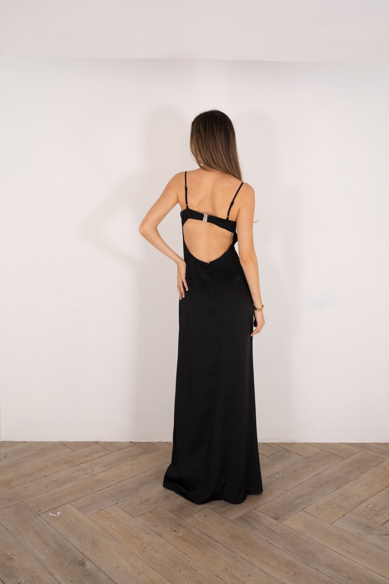 Black Silver Eternity Dress