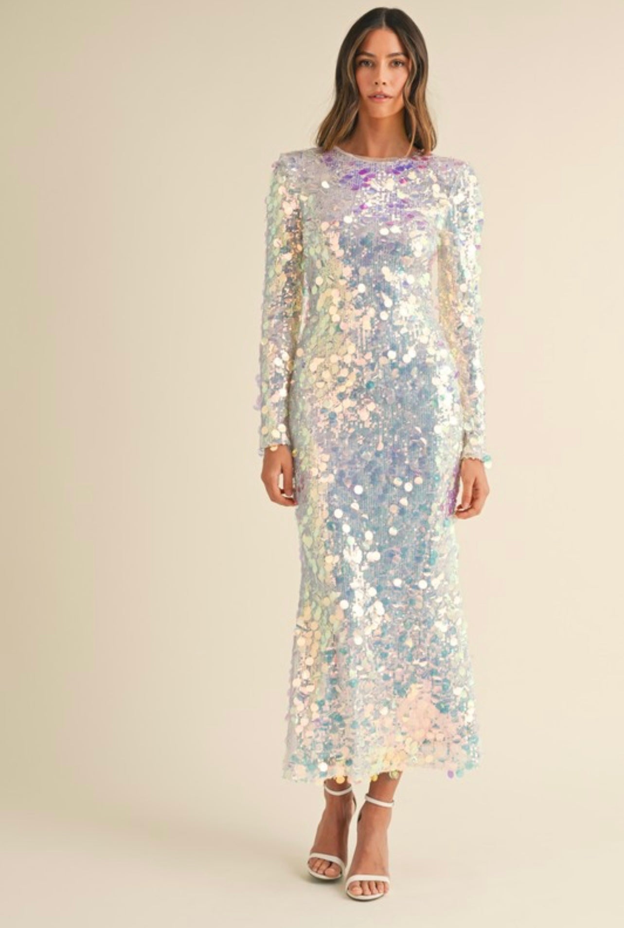 Multi Sequin Mermaid Dress