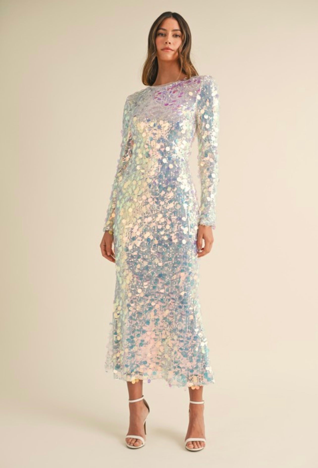 Multi Sequin Mermaid Dress