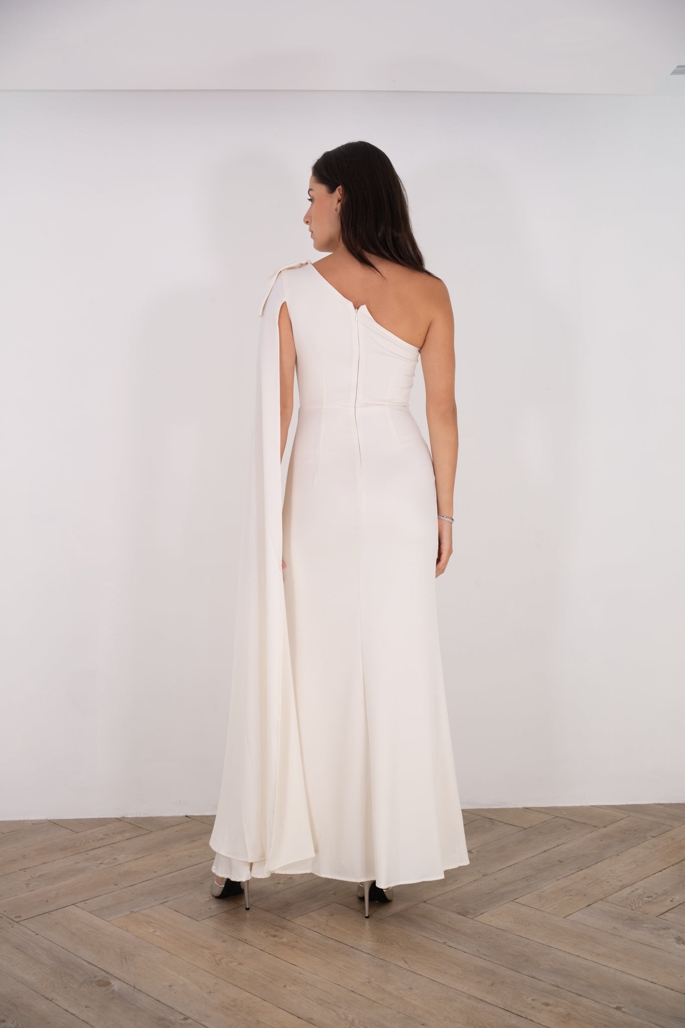 White Greek Maxi Dress