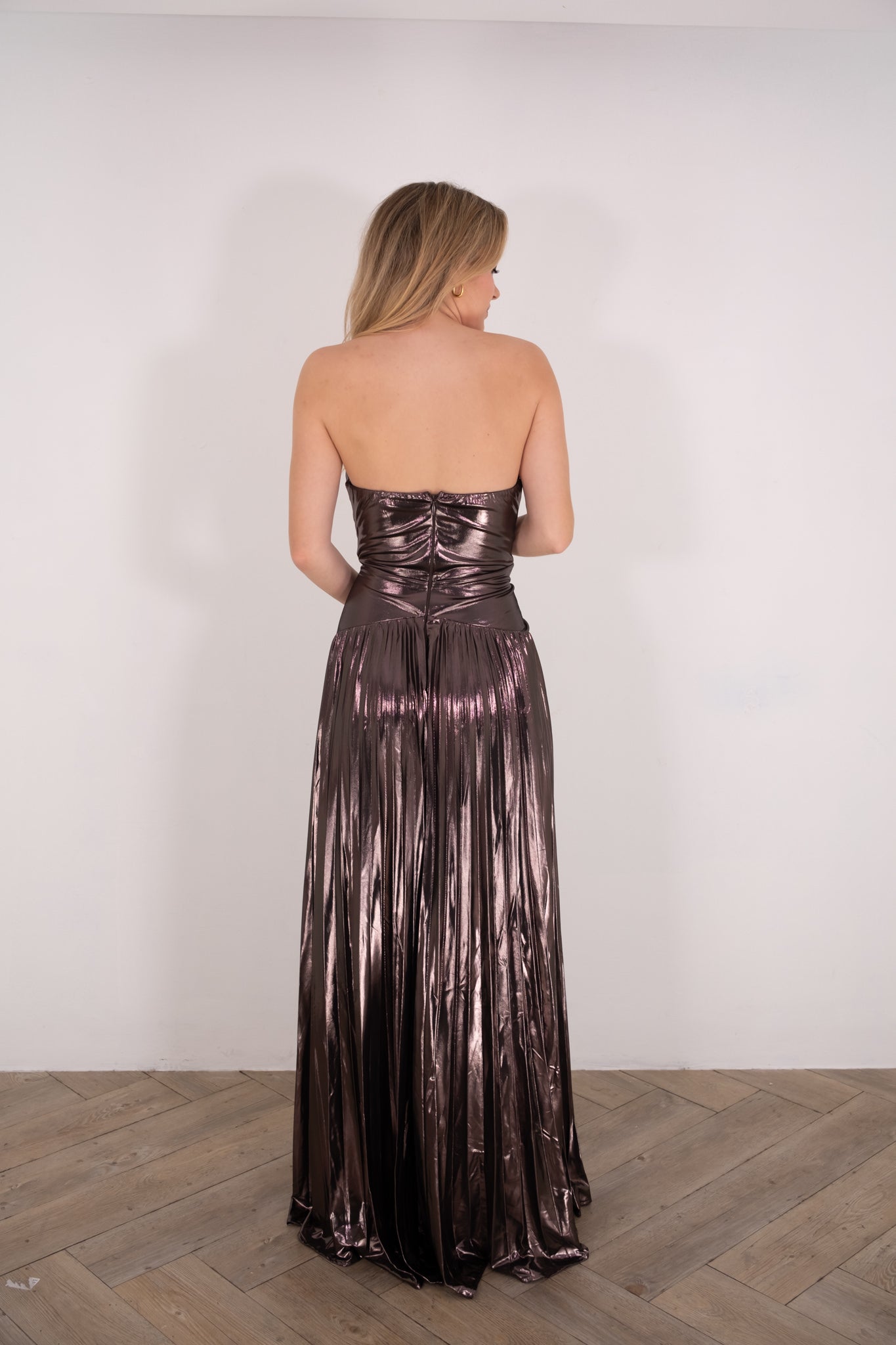 Mermaid Metallic Corset Dress