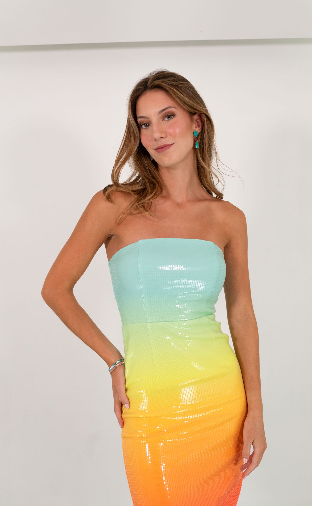 RNWY x B&B - Multi Color Gradient Dress PRE ORDER
