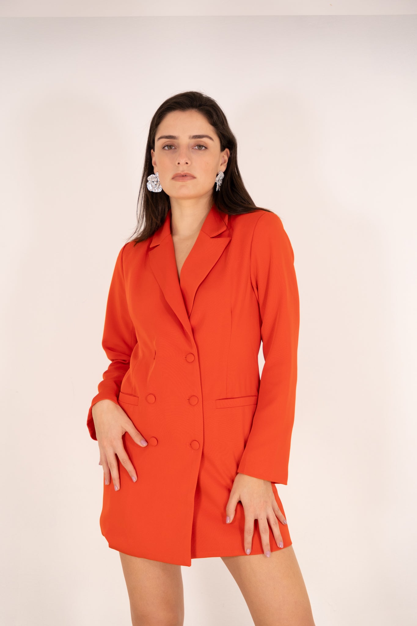 Red Blazer Dress