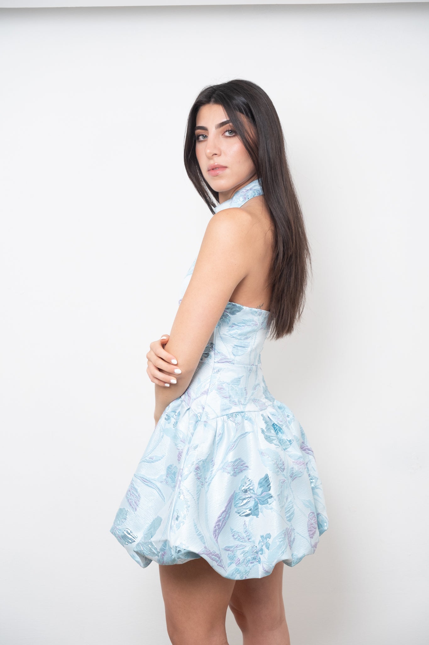 Baby Blue Mini Dress