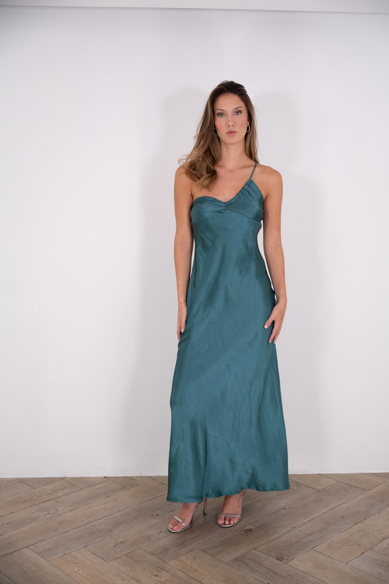 Tenerife Ocean Silk Dress