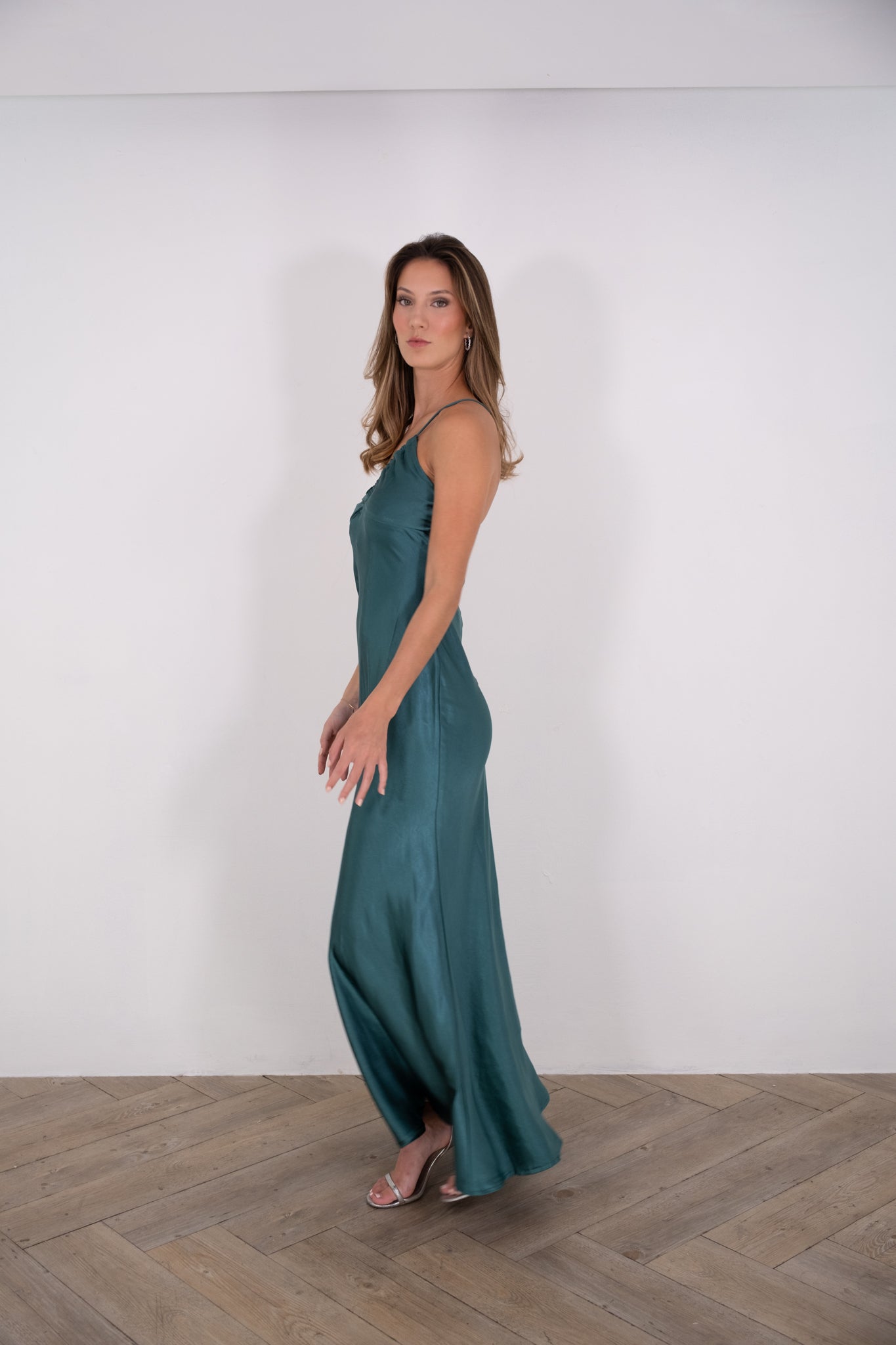 Tenerife Ocean Silk Dress