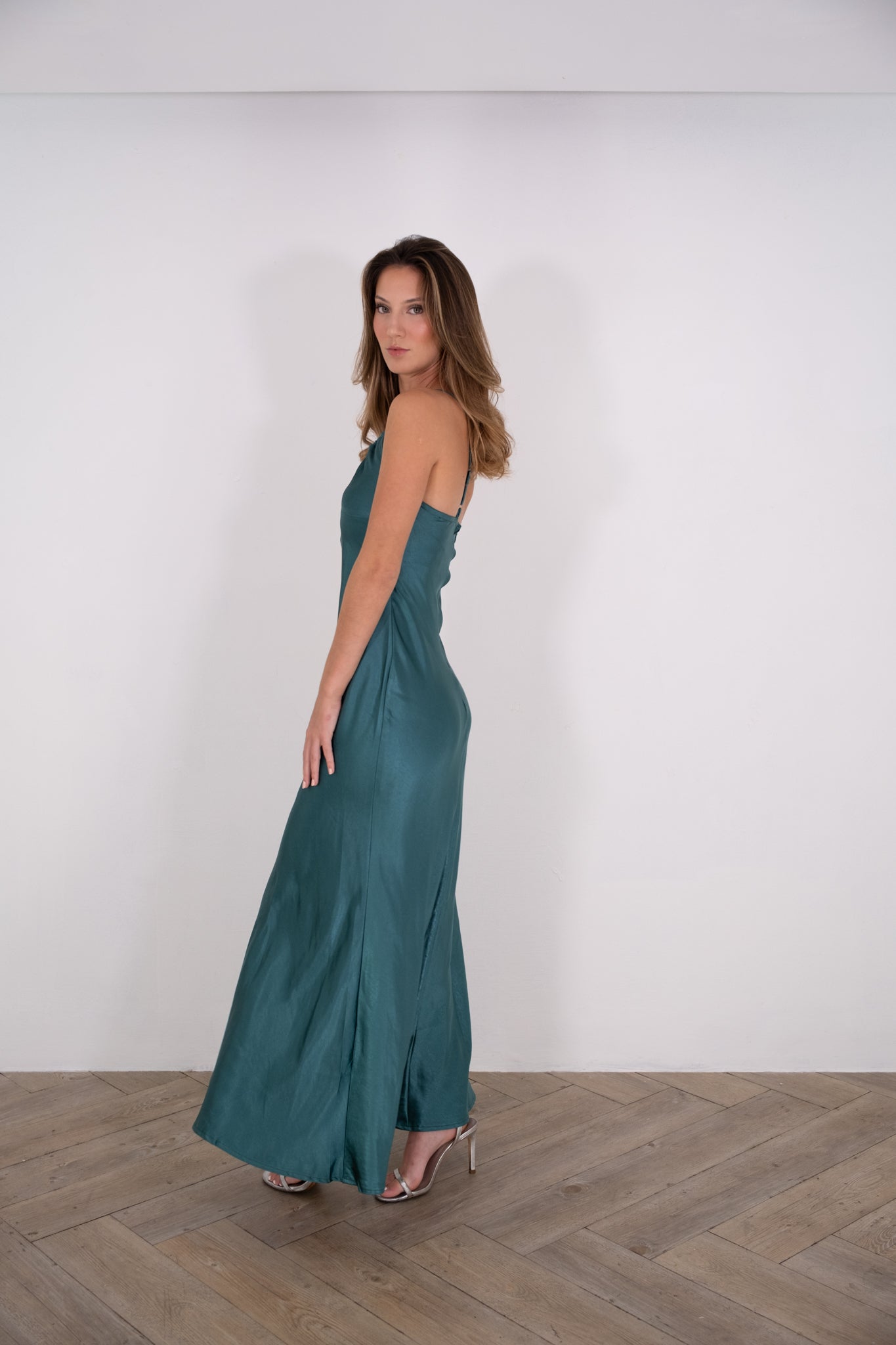Tenerife Ocean Silk Dress