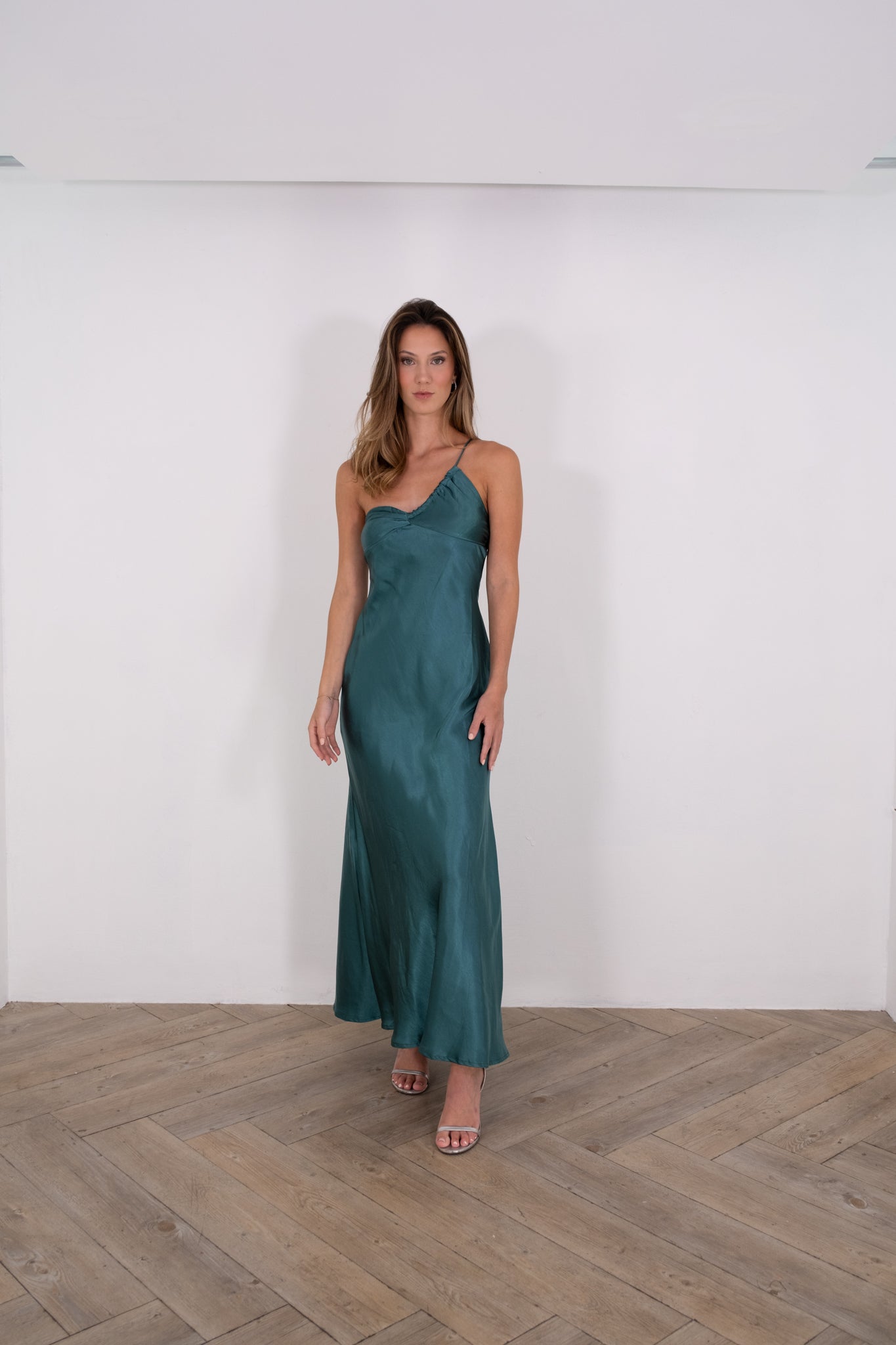 Tenerife Ocean Silk Dress