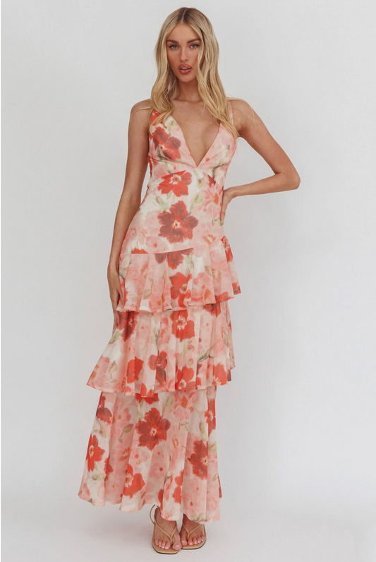 Pink Floral Coktail