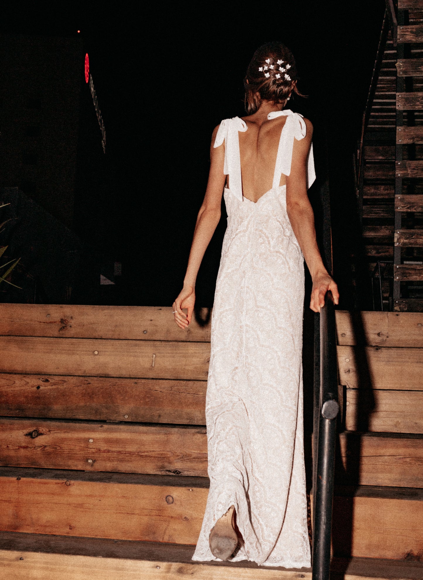 Ivory Embroidered Dress
