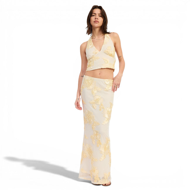 Conjunto Marfil con Halter