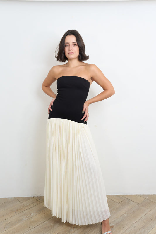 Black & Cream Flawless Dress