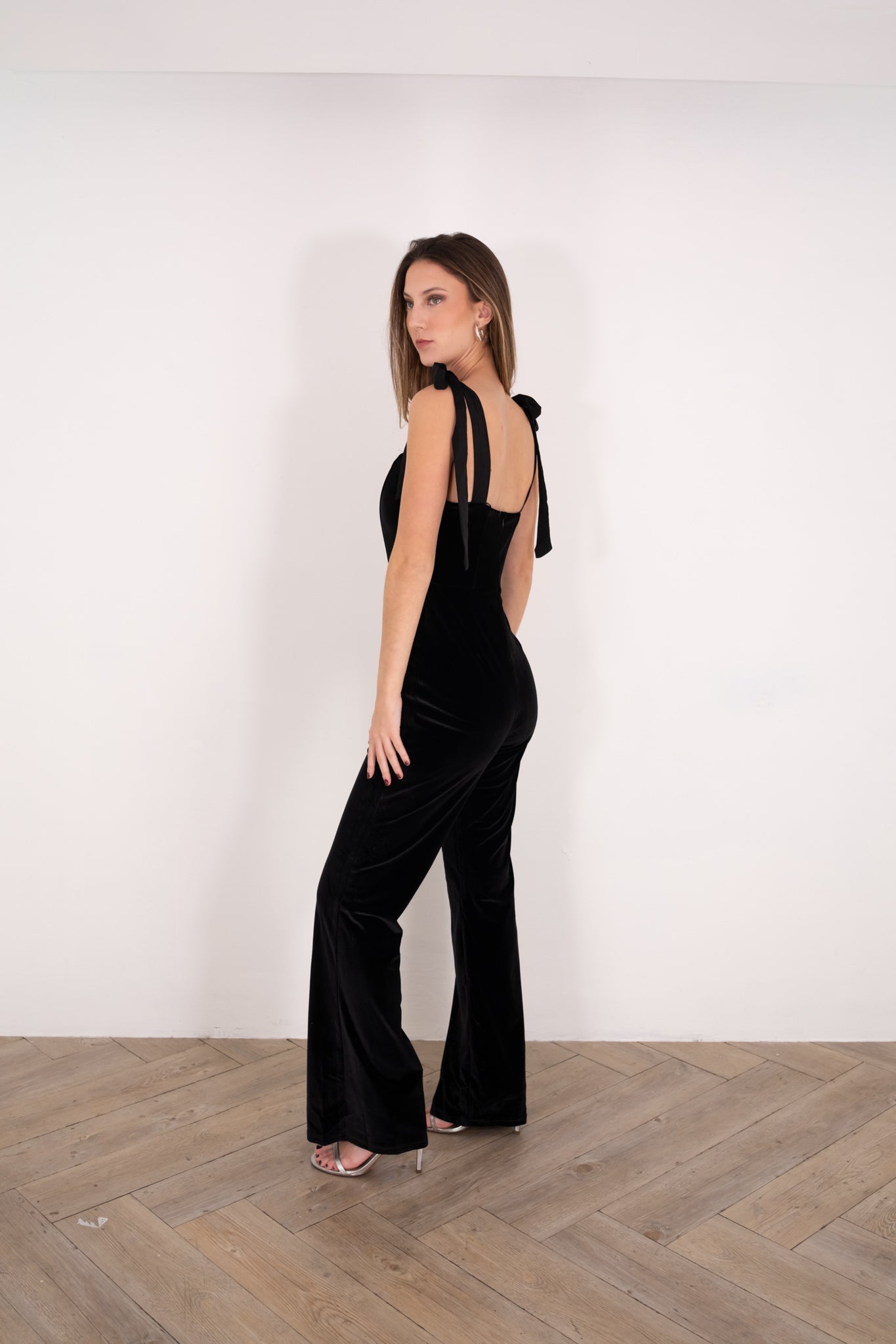 Black Velvet Jumpsuit