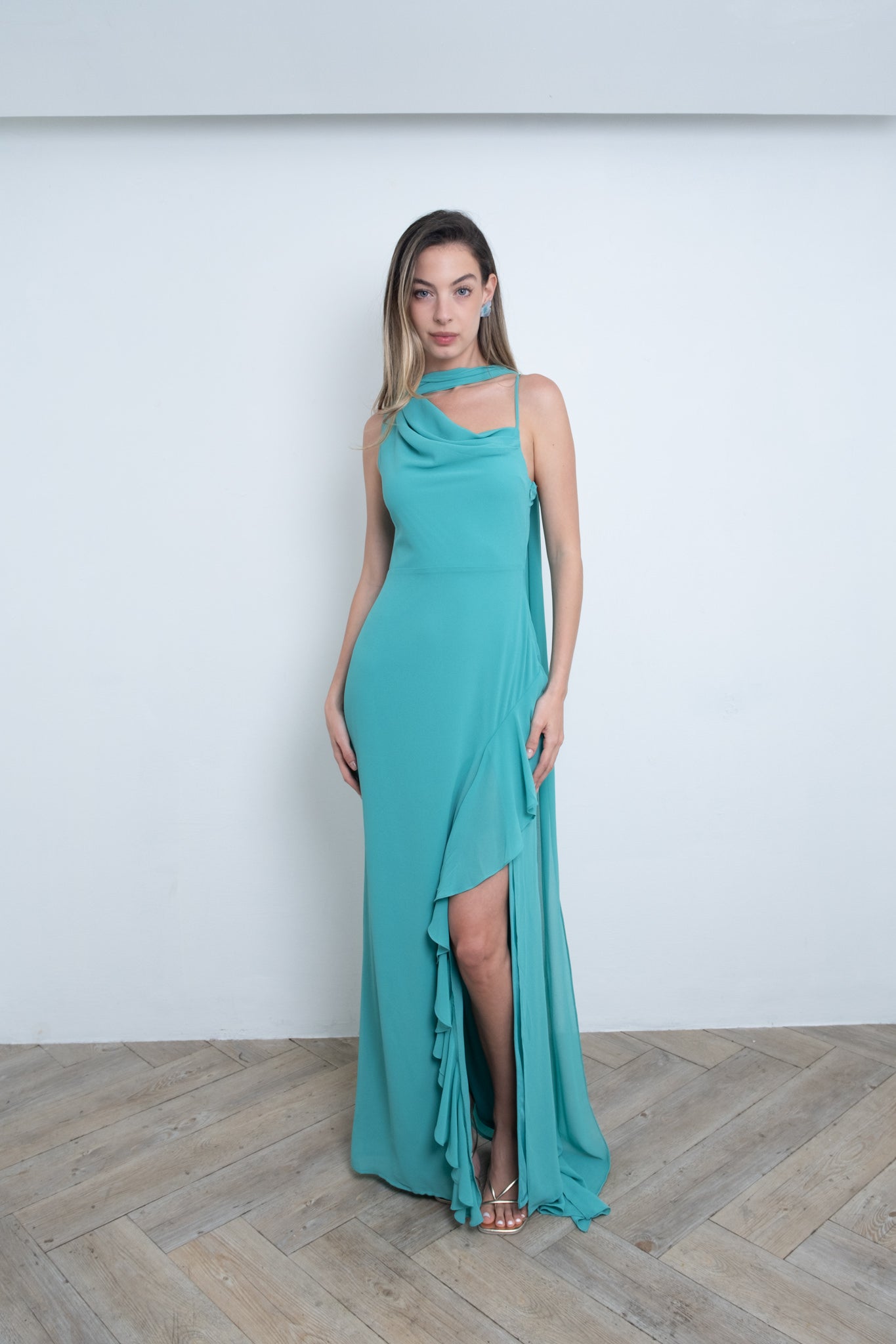 Turquoise Maxi Dress