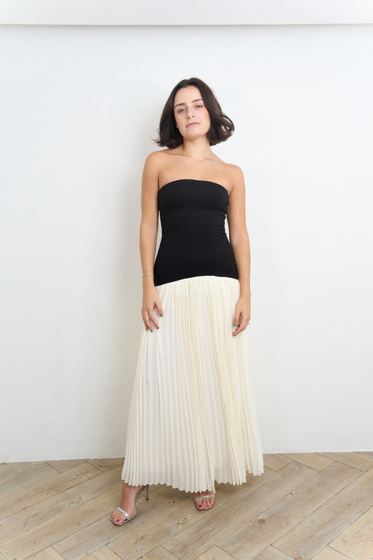 Black & Cream Flawless Dress