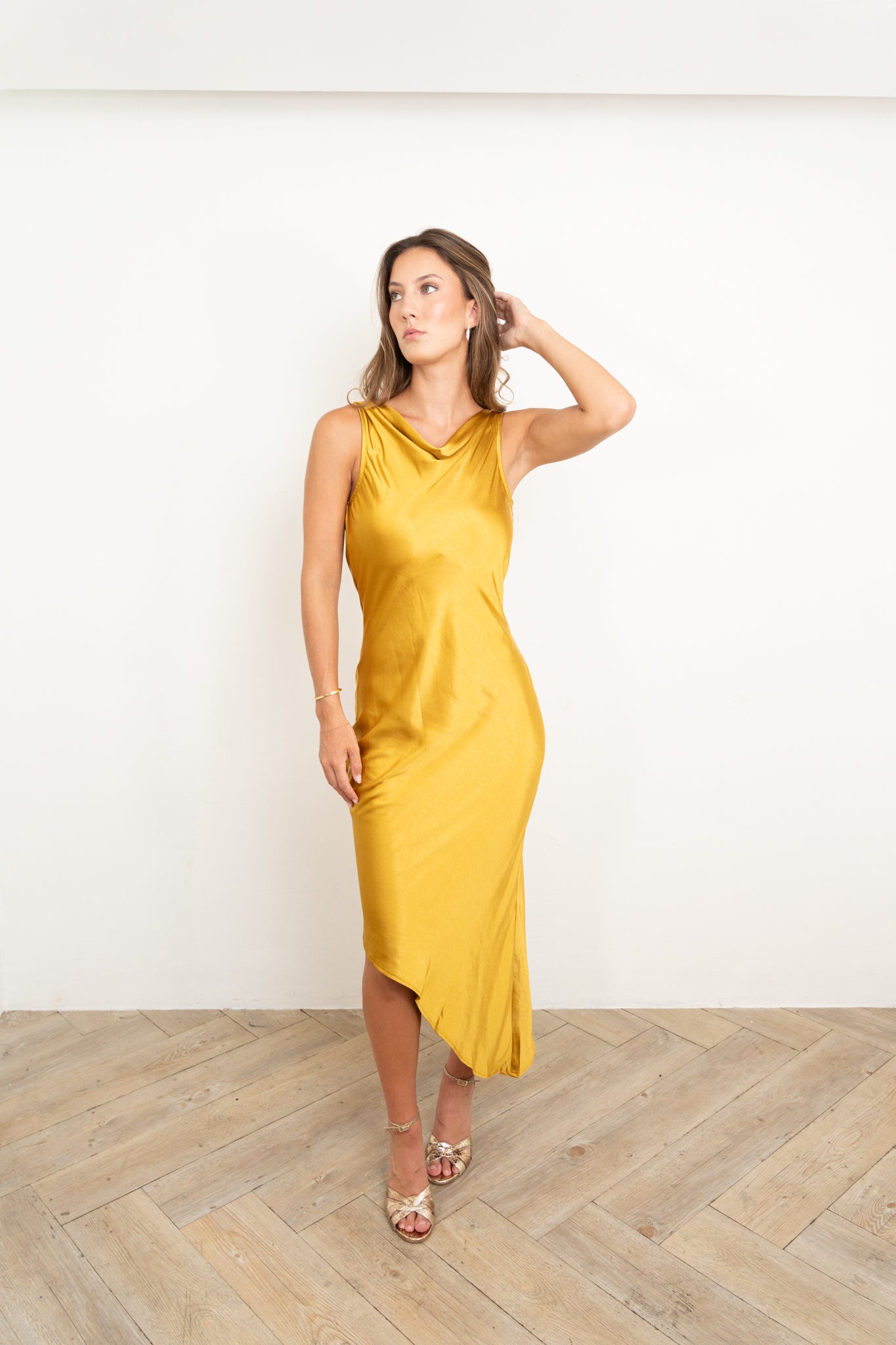 Mustard Midi Dress