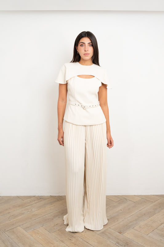 Bone jumpsuit set
