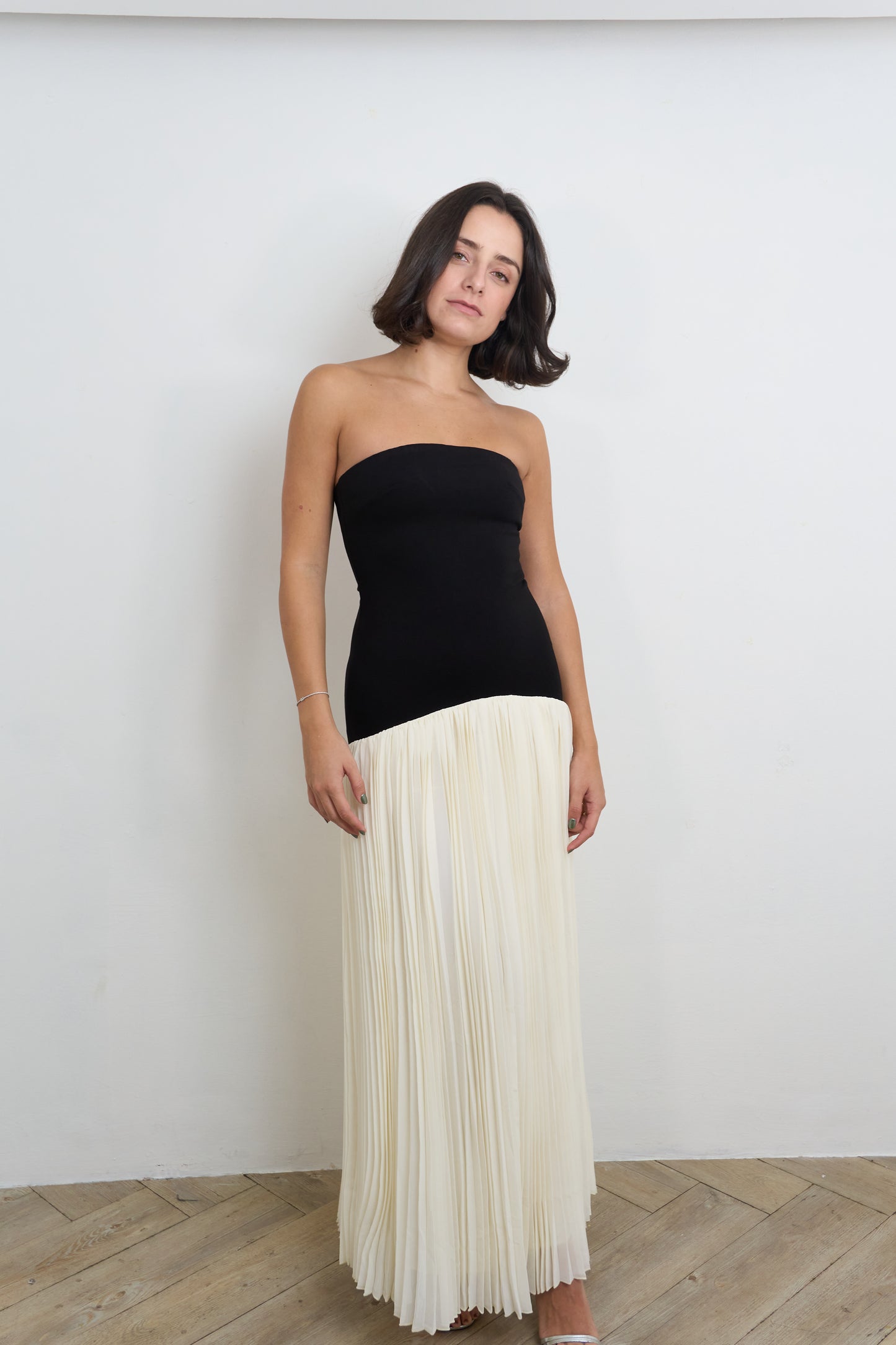 Black & Cream Flawless Dress