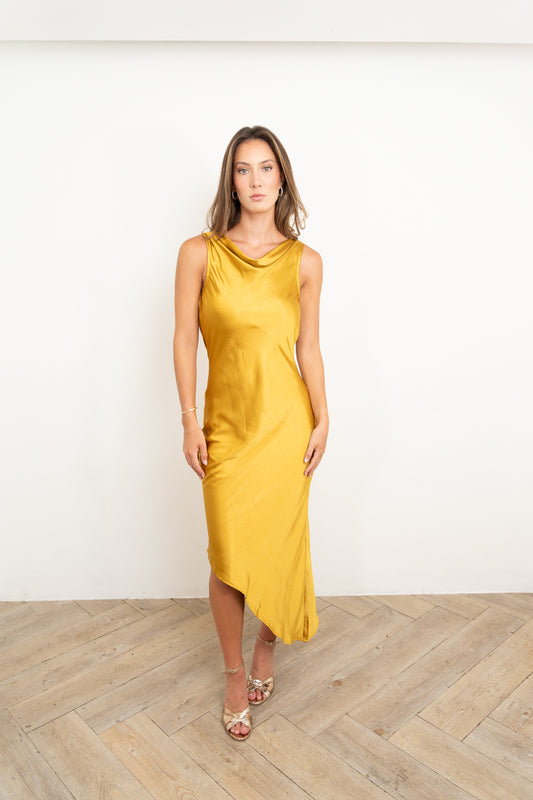 Mustard Midi Dress