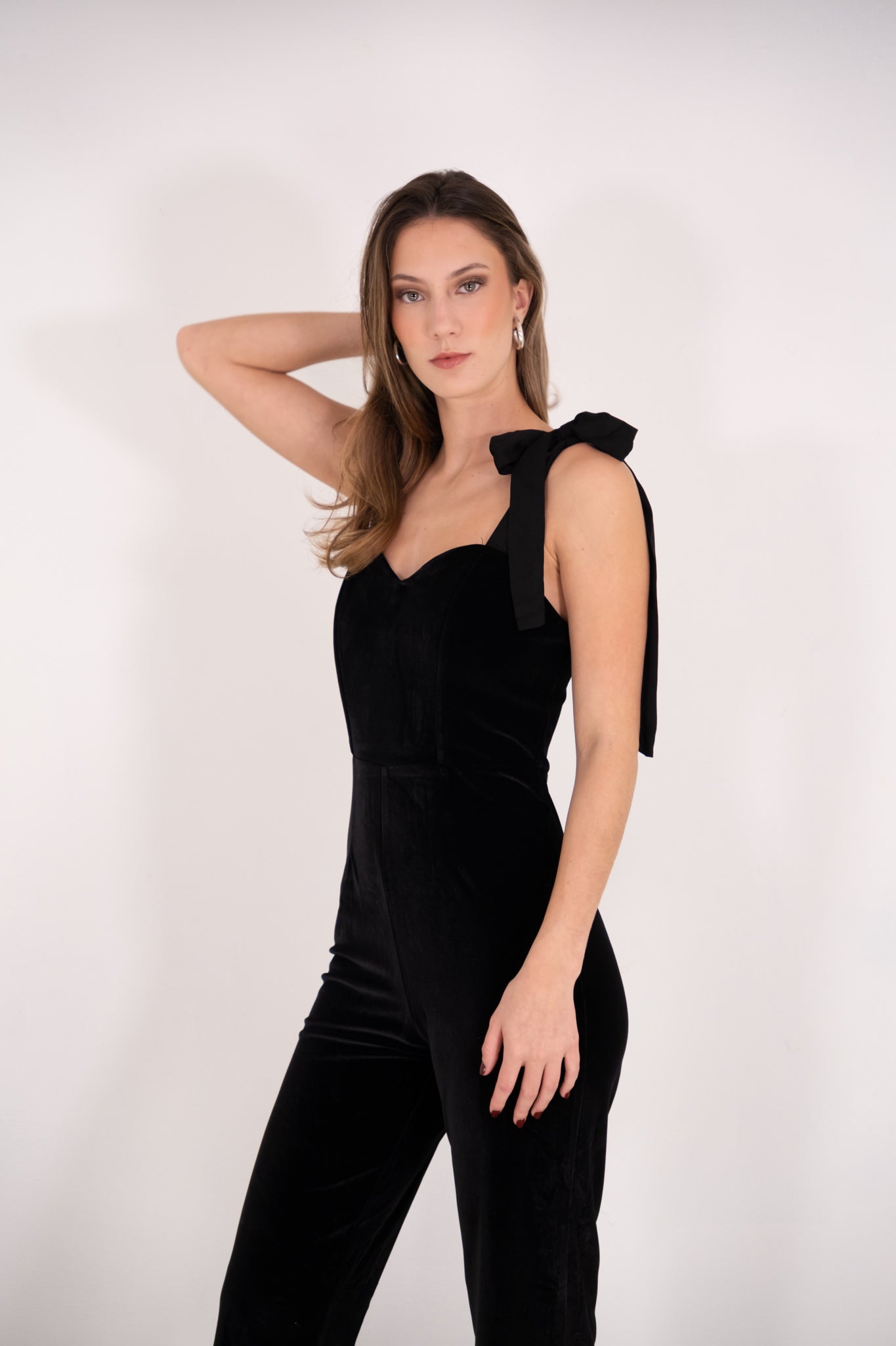 Black Velvet Jumpsuit