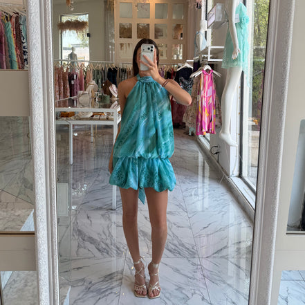 Vestido Dahlia Rosa Corto