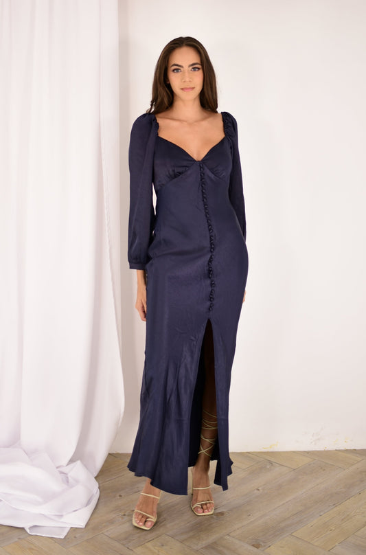 Dark Navy Fall Dress